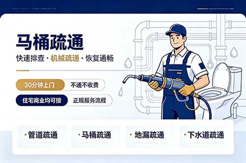 黄山马桶疏通